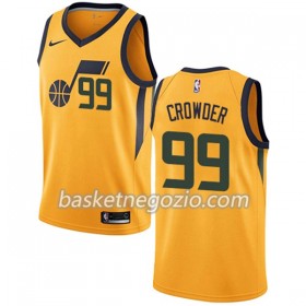 Canotte Uomo Utah Jazz Jae Crowder 99 Nike 2017-18 Grigio Swingman
